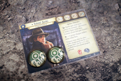 Arkham Horror LCG Clue Tokens | Custom Design | Handmade Boardgame Upgrade