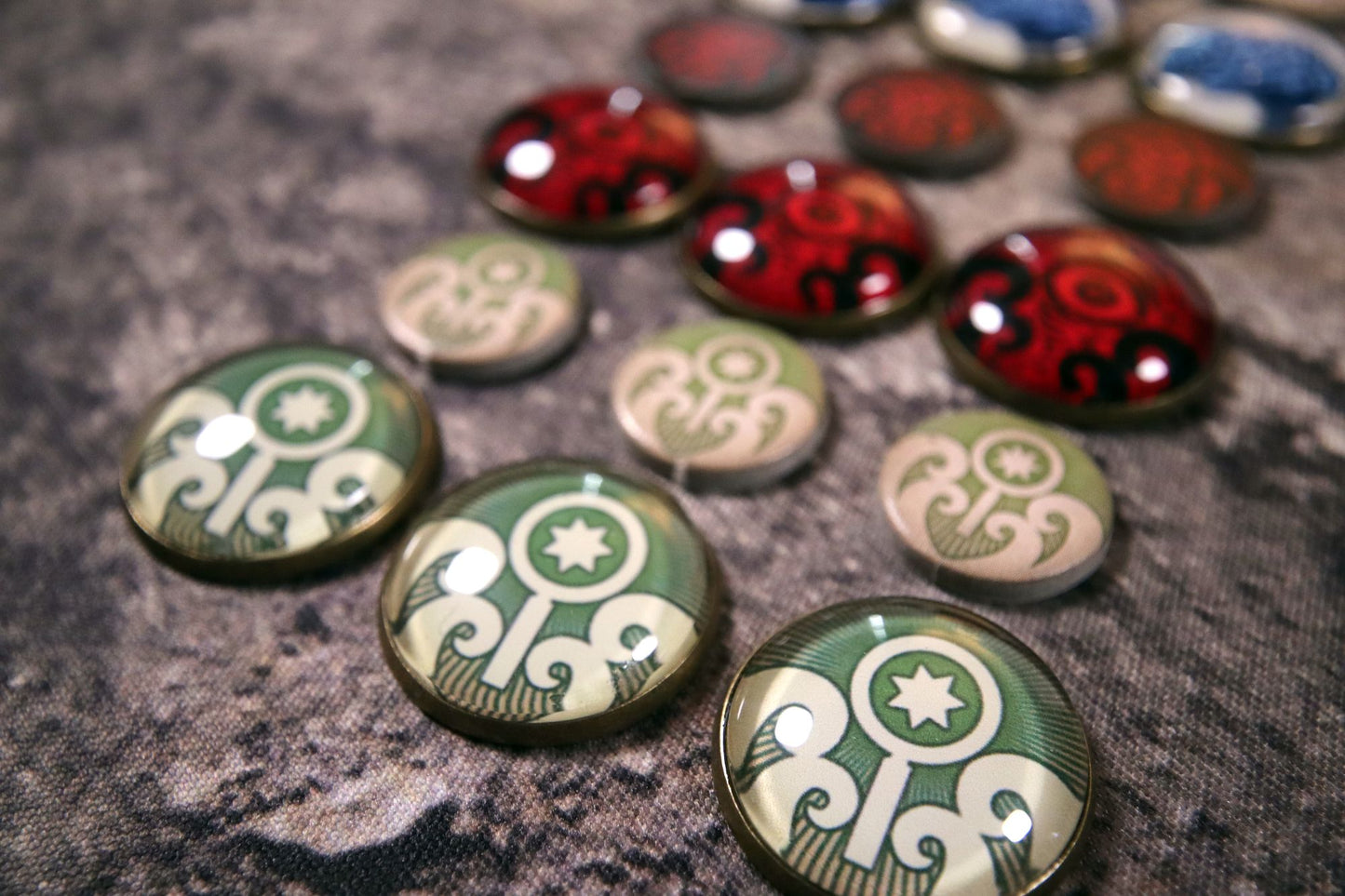 Arkham Horror LCG Clue Tokens | Custom Design | Handmade Boardgame Upgrade