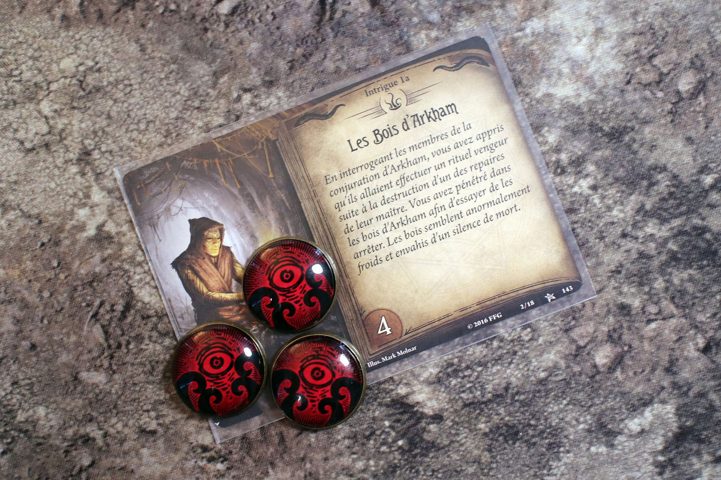 Arkham Horror LCG Doom Tokens | Custom Design | Handmade Boardgame Upgrade