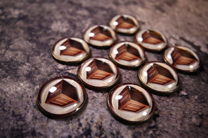 Arkham Horror LCG Resources Tokens | Custom Design | Handmade Boardgame Upgrade